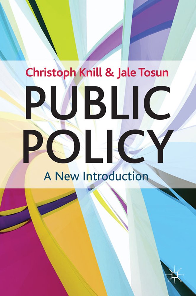 Public Policy: A New Introduction (Textbooks In Policy Studies),Used