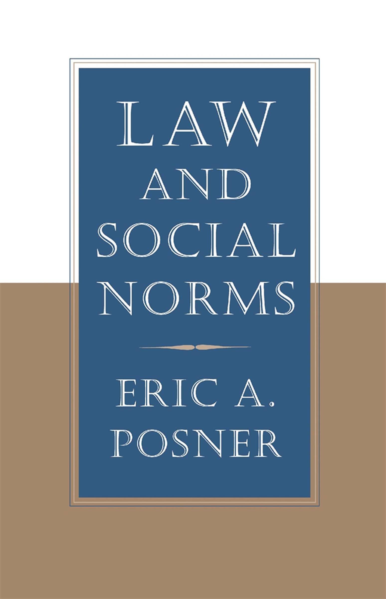Law And Social Norms,Used