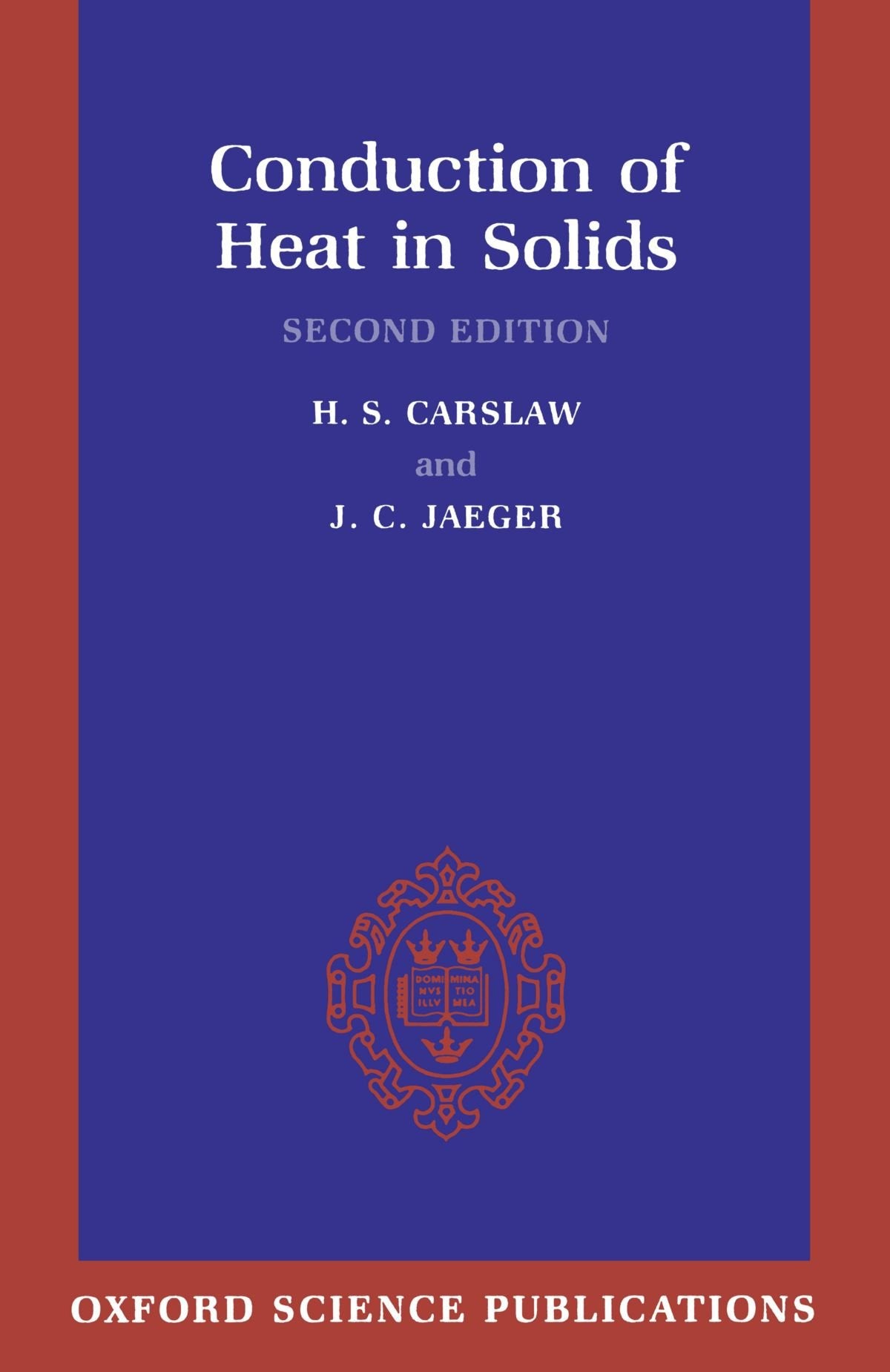 Conduction Of Heat In Solids,Used