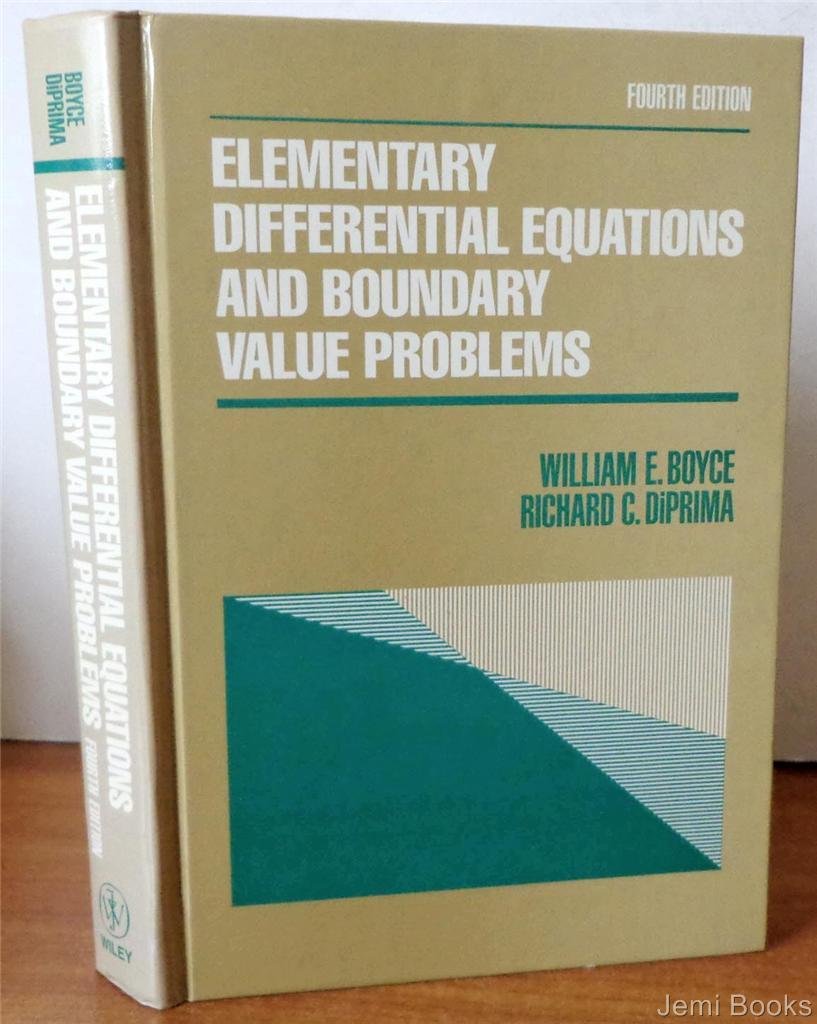 Elementary Differential Equations And Boundary Value Problems,Used
