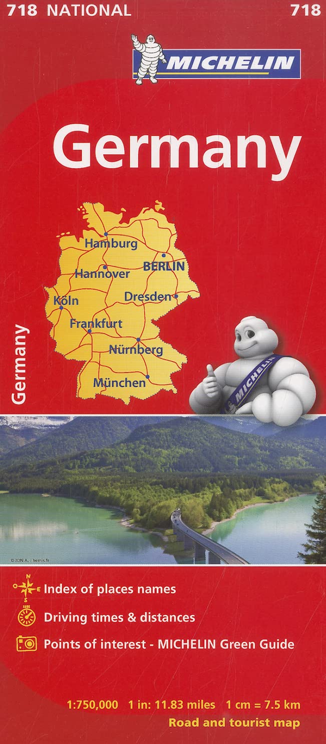 Michelin Germany Map 718 (Maps/Country (Michelin)),New