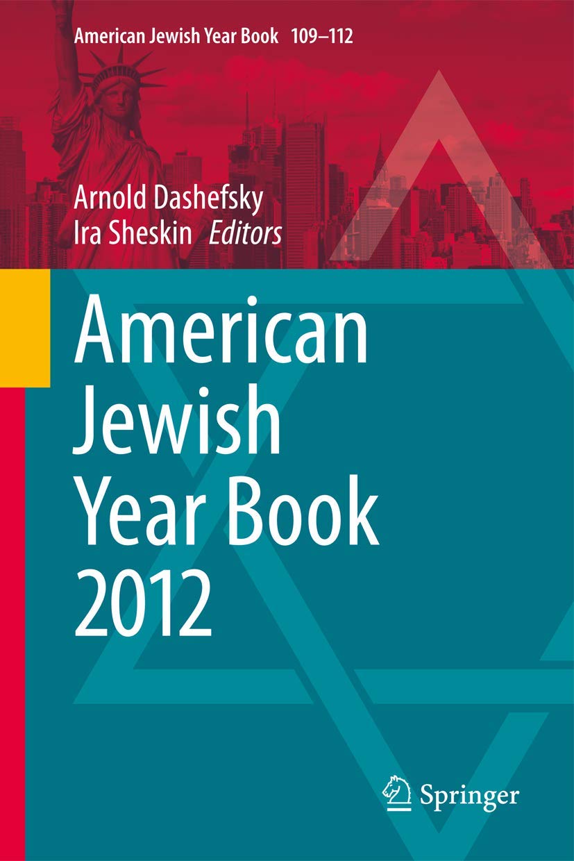 American Jewish Year Book 2012 (American Jewish Year Book, 109112),Used