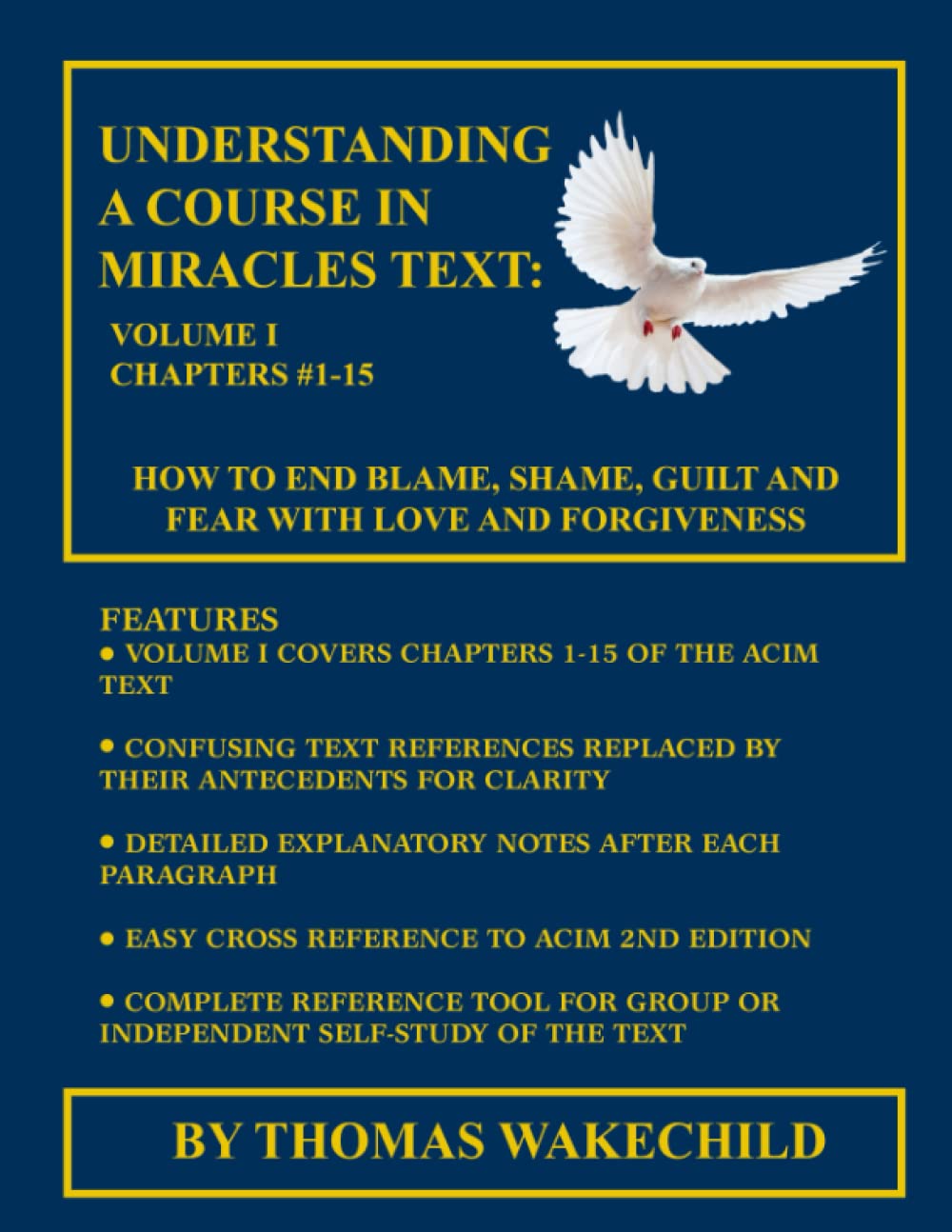 A COURSE IN MIRACLES FOR DUMMIES: Volume I: Chapters #115,Used