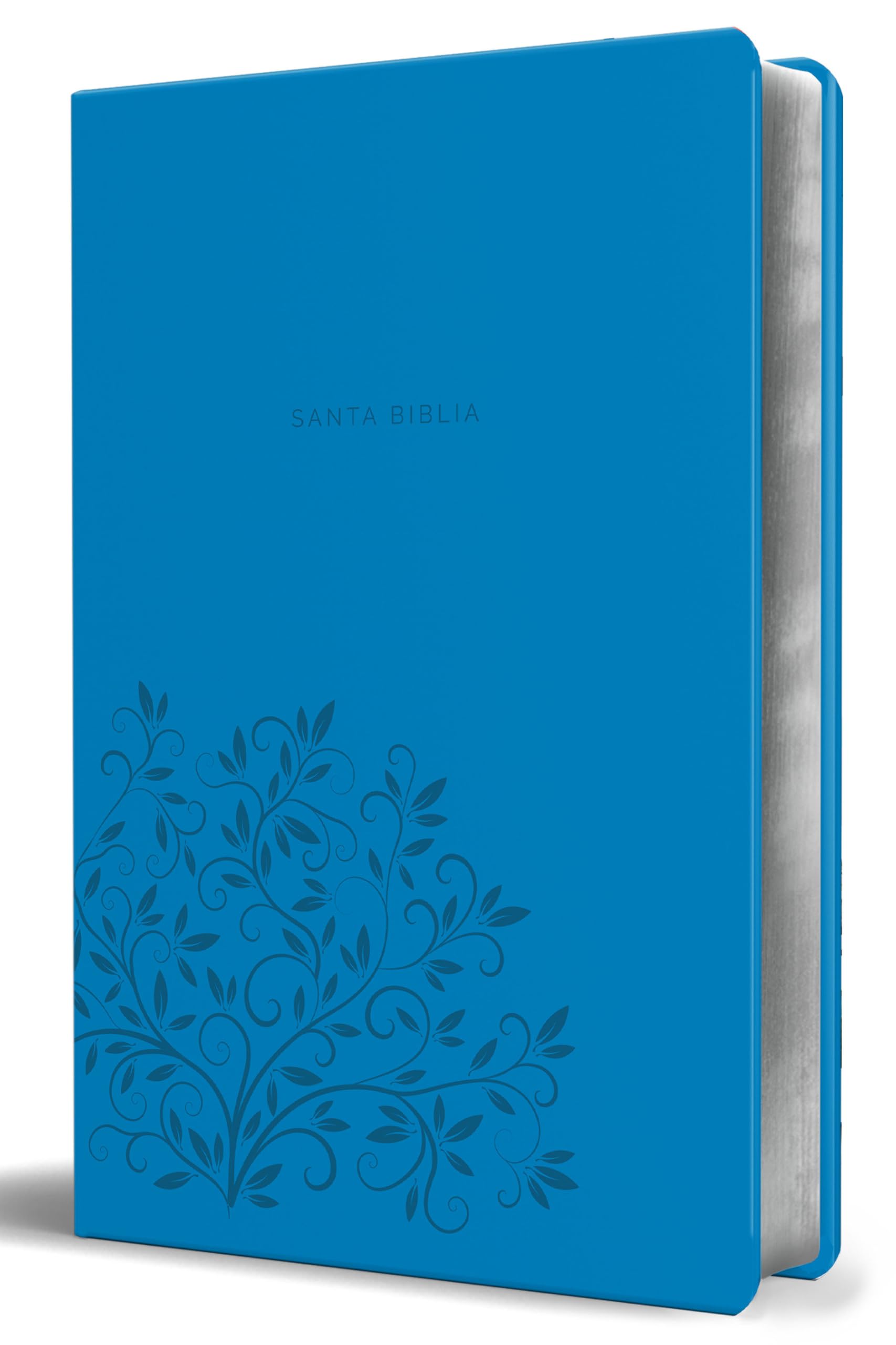 Biblia Reina Valera 1960 Letra Grande. Smil Piel Azul, Tamao Manual / Spanish Holy Bible Rvr 1960. Handy Size, Large Print, Bl