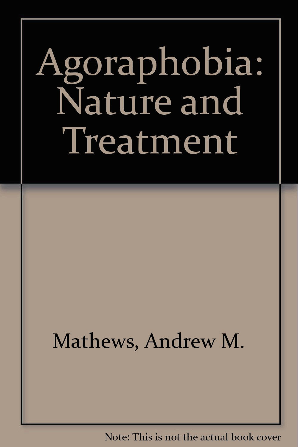Agoraphobia: Nature and Treatment,Used