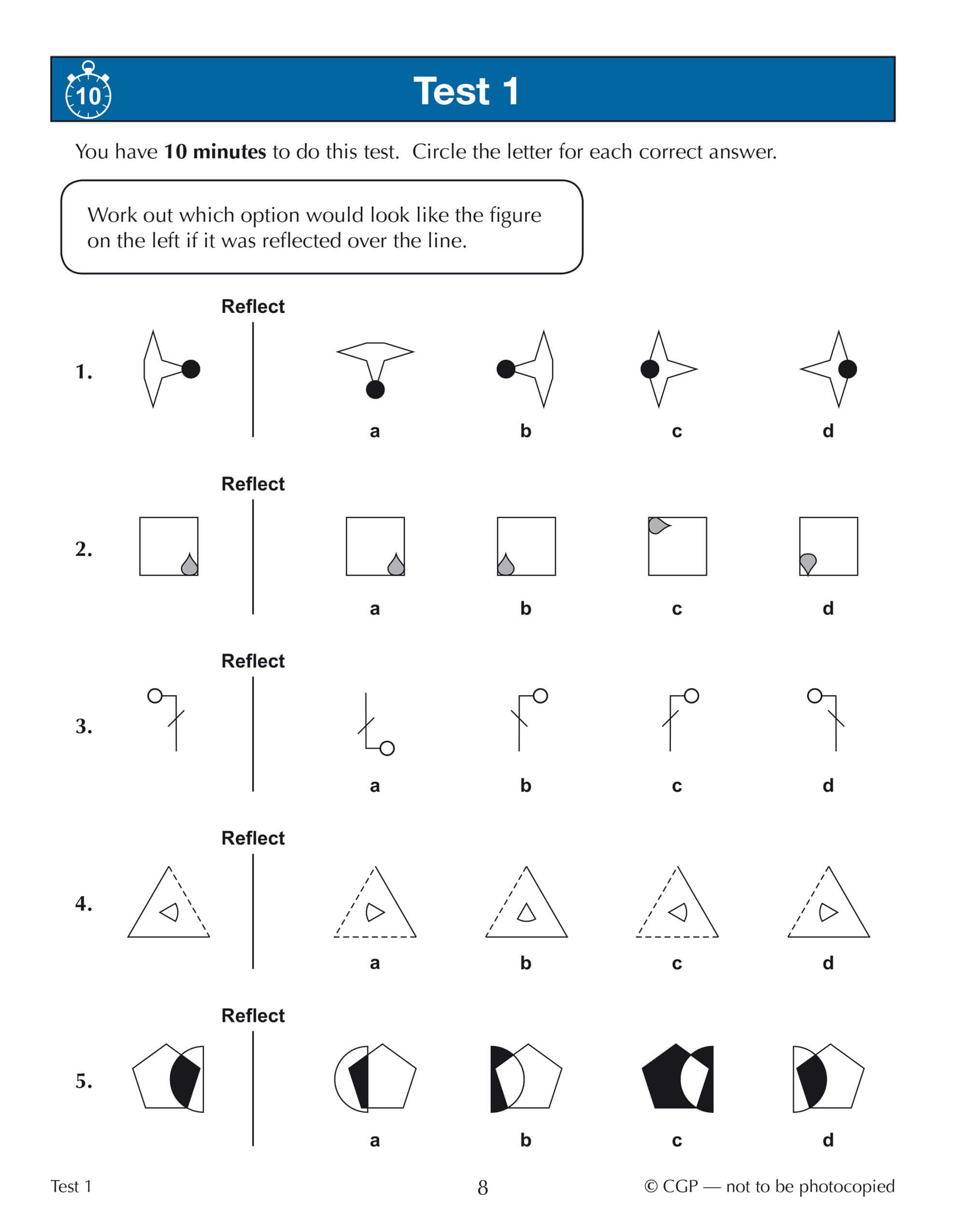 New 11+ CEM 10Minute Tests: NonVerbal Reasoning Ages 910 (with Online Edition) (CGP 11+ CEM),Used