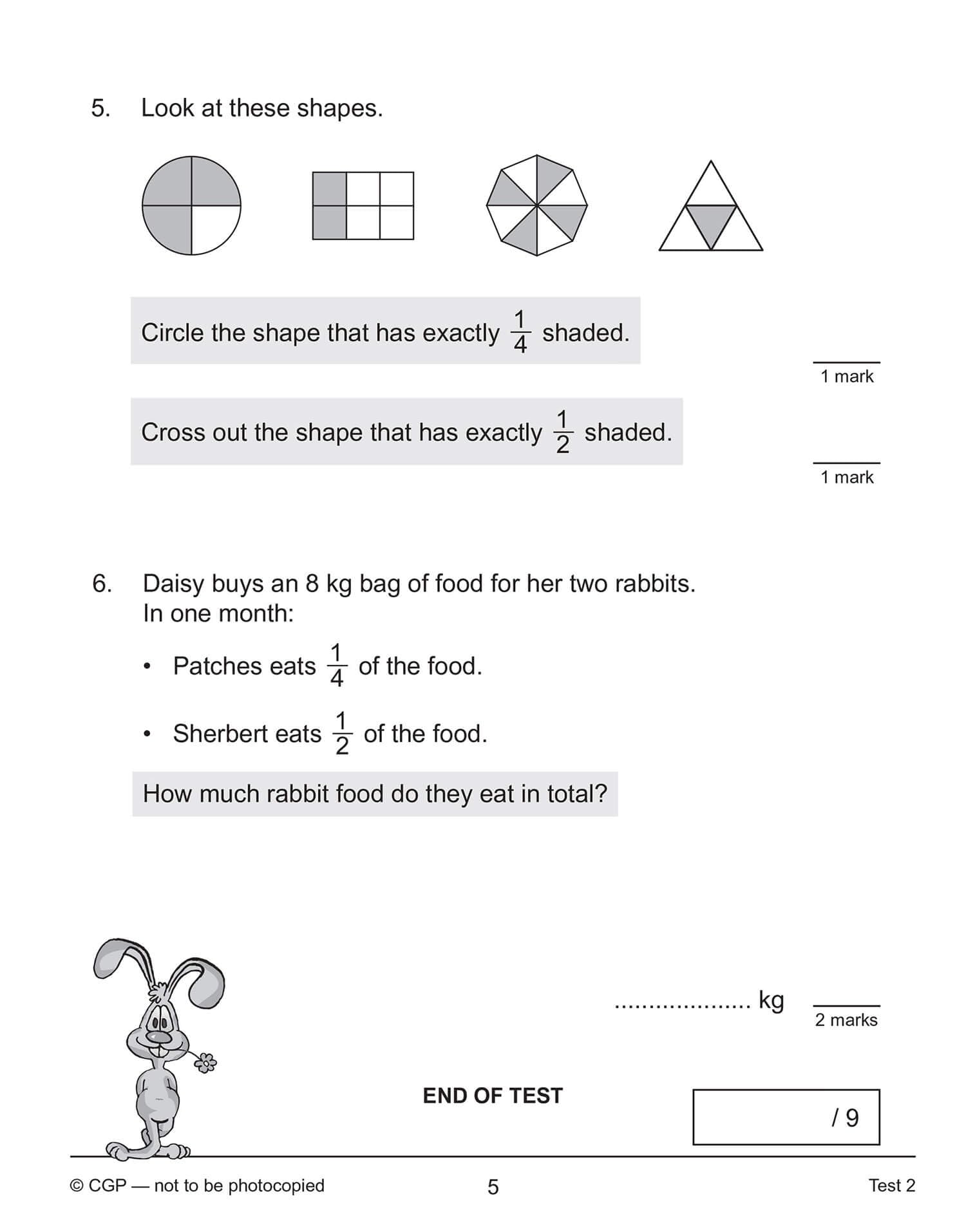 New KS2 Maths 10Minute Tests: Fractions Year 3: ideal for catching up at home (CGP KS2 Maths),Used