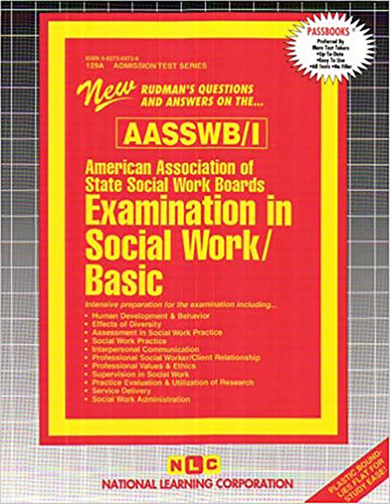 AASSWB/I Examination in Social Work/Basic/Bachelors: New Rudman's Questions and Answers in The...AASSWB/I;Admission Test Series;,Used