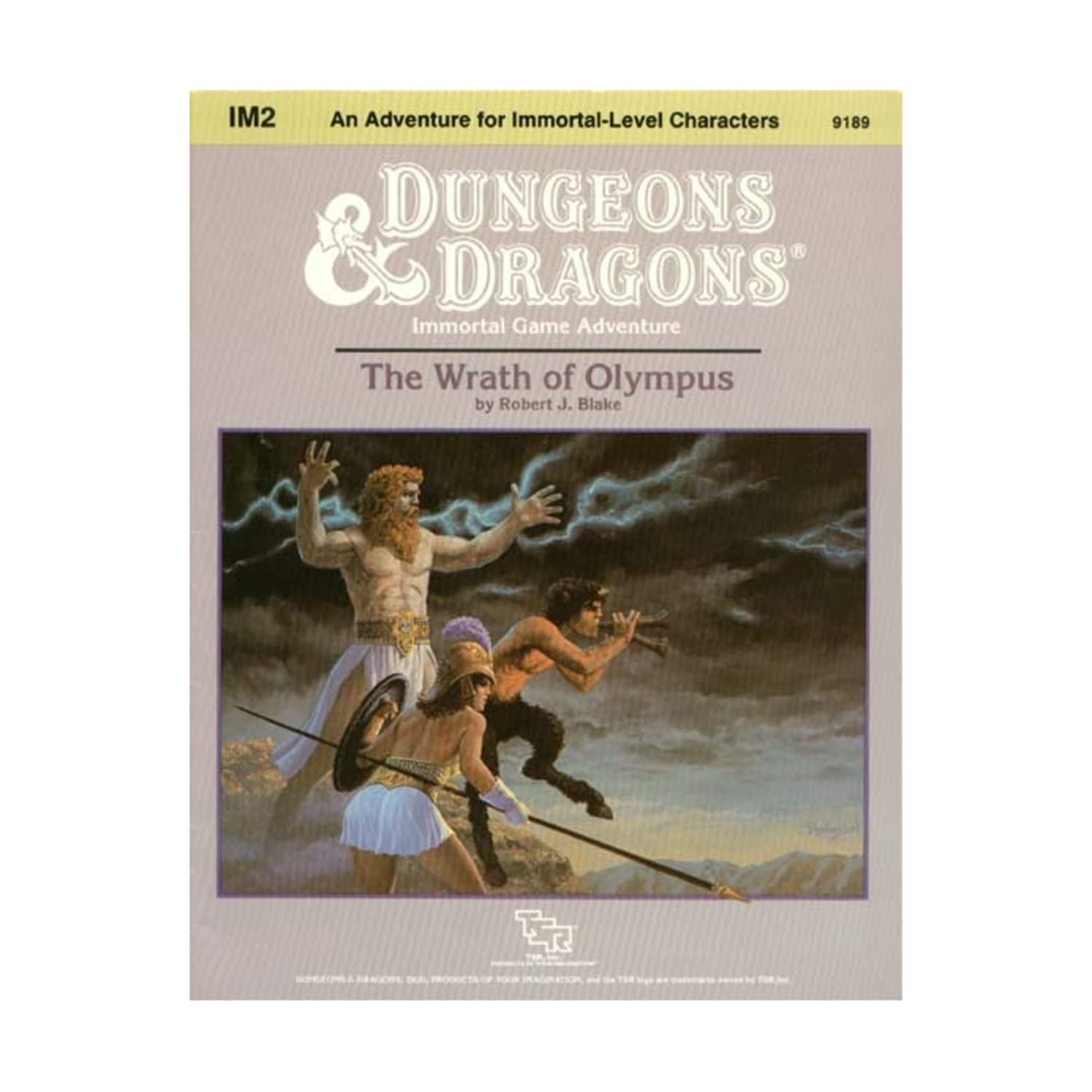 The Wrath Of Olympus: Standard Module Im2 (Dungeons & Dragons)
