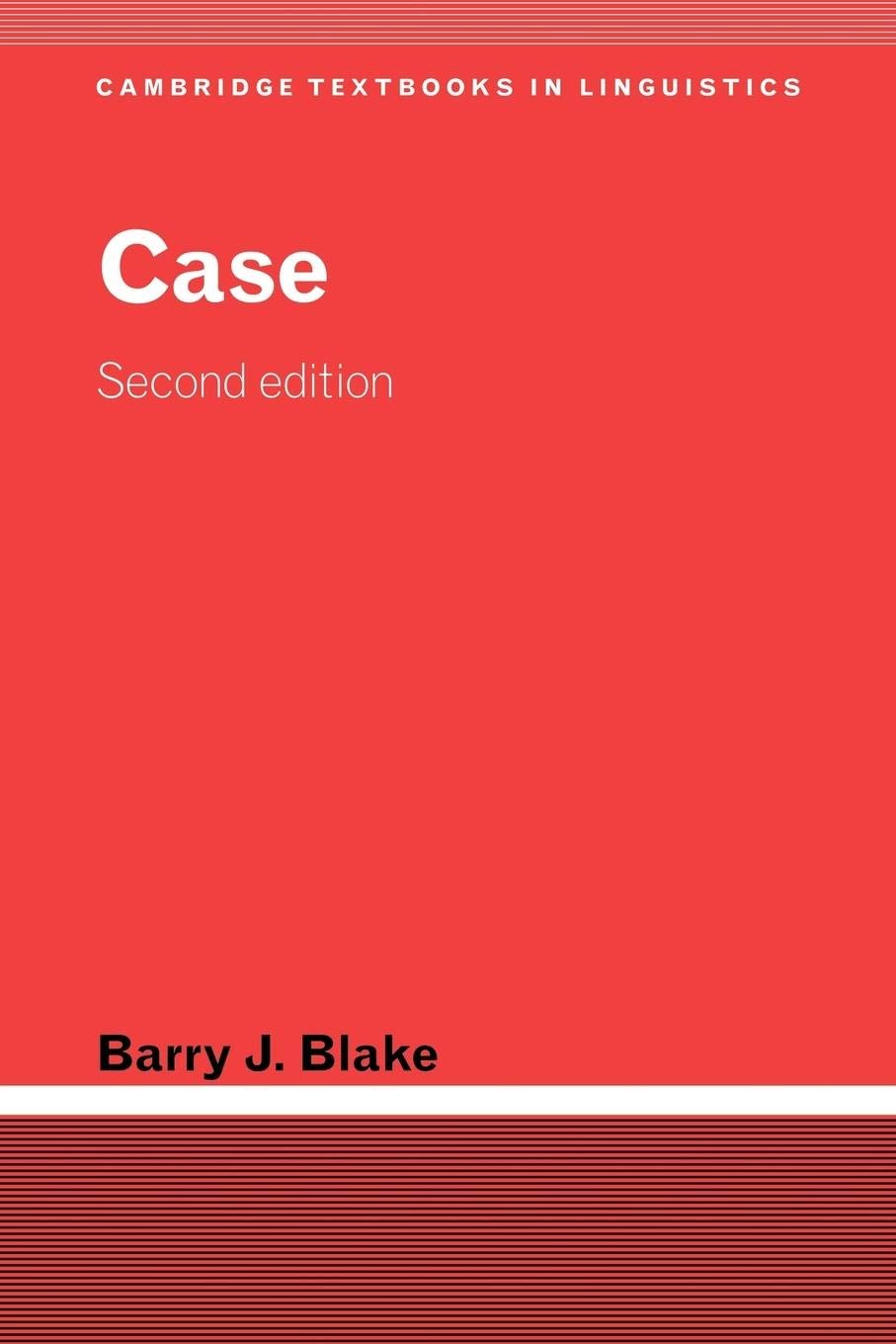 Case (Cambridge Textbooks in Linguistics),Used