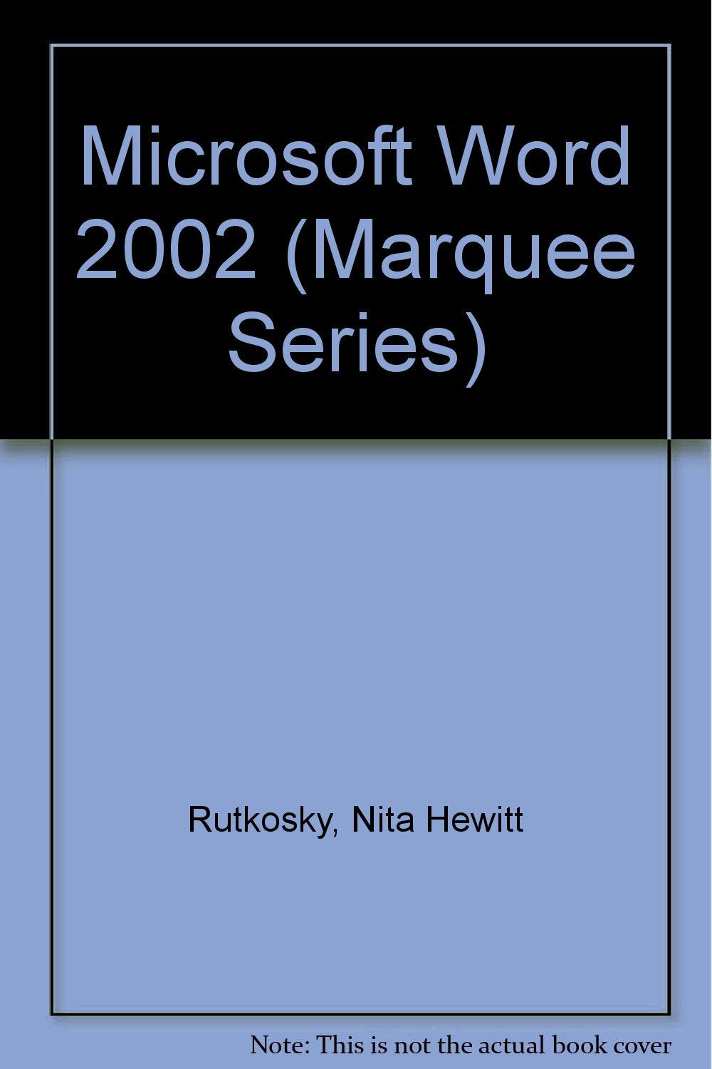 Microsoft Word 2002 (Marquee Series),Used