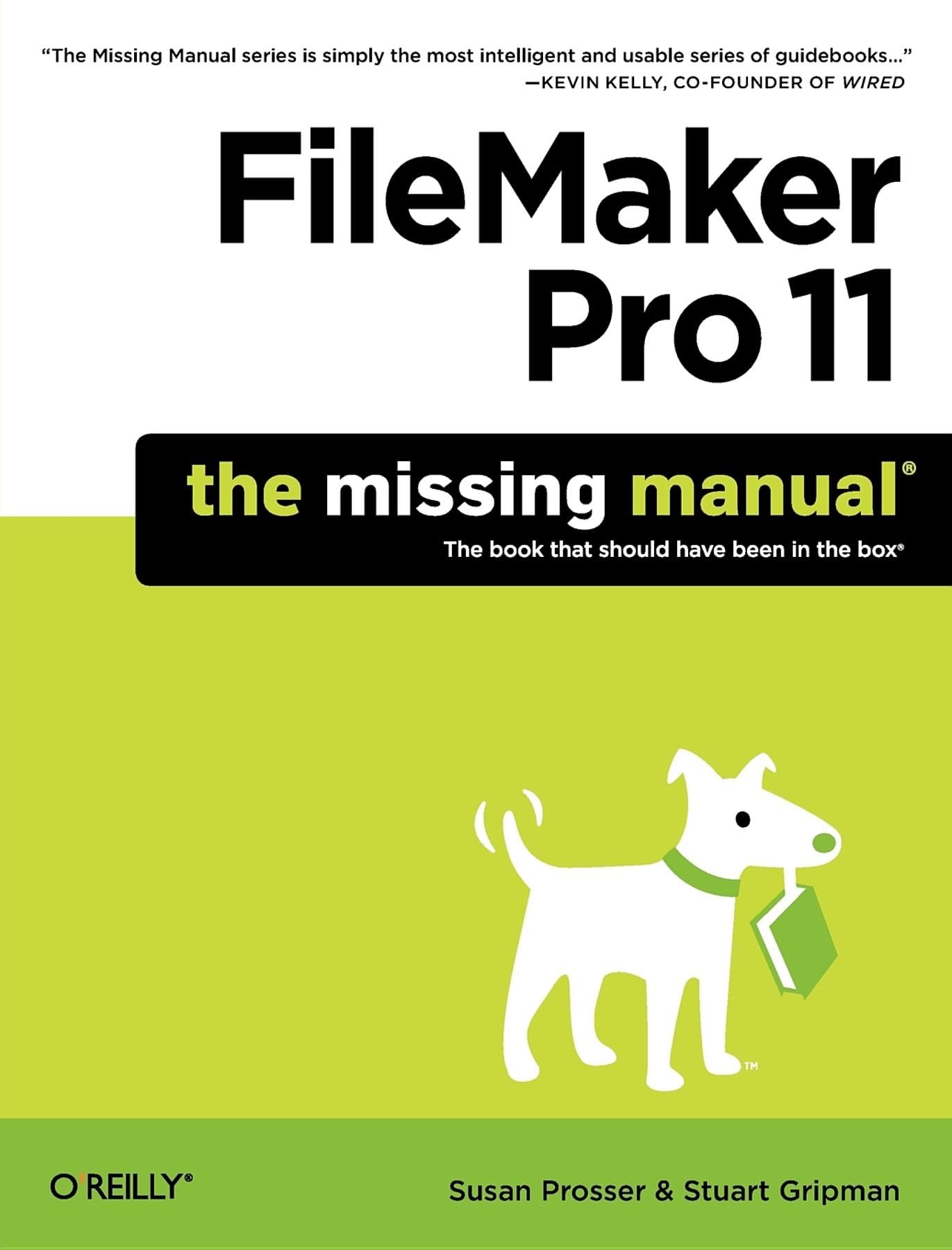 FileMaker Pro 11: The Missing Manual,Used