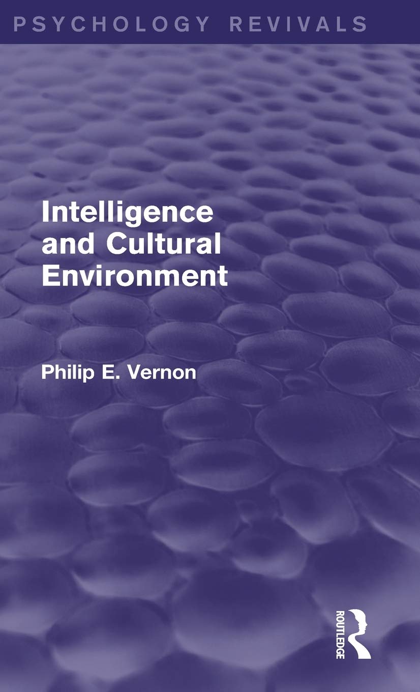 Intelligence and Cultural Environment (Psychology Revivals),Used