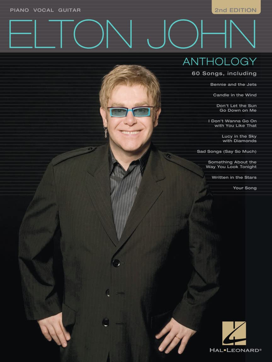 Elton John Anthology Piano, Vocal And Guitar Chords,New