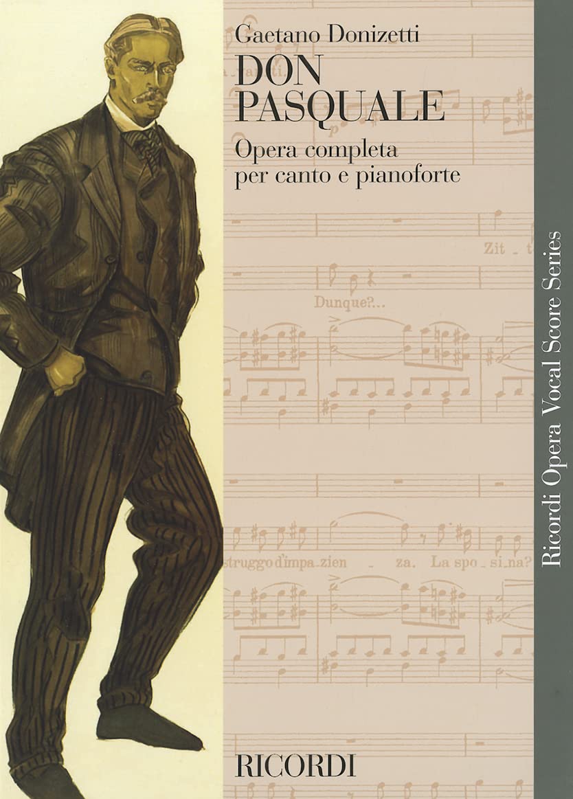 Don Pasquale Vocal Score Italian,Used