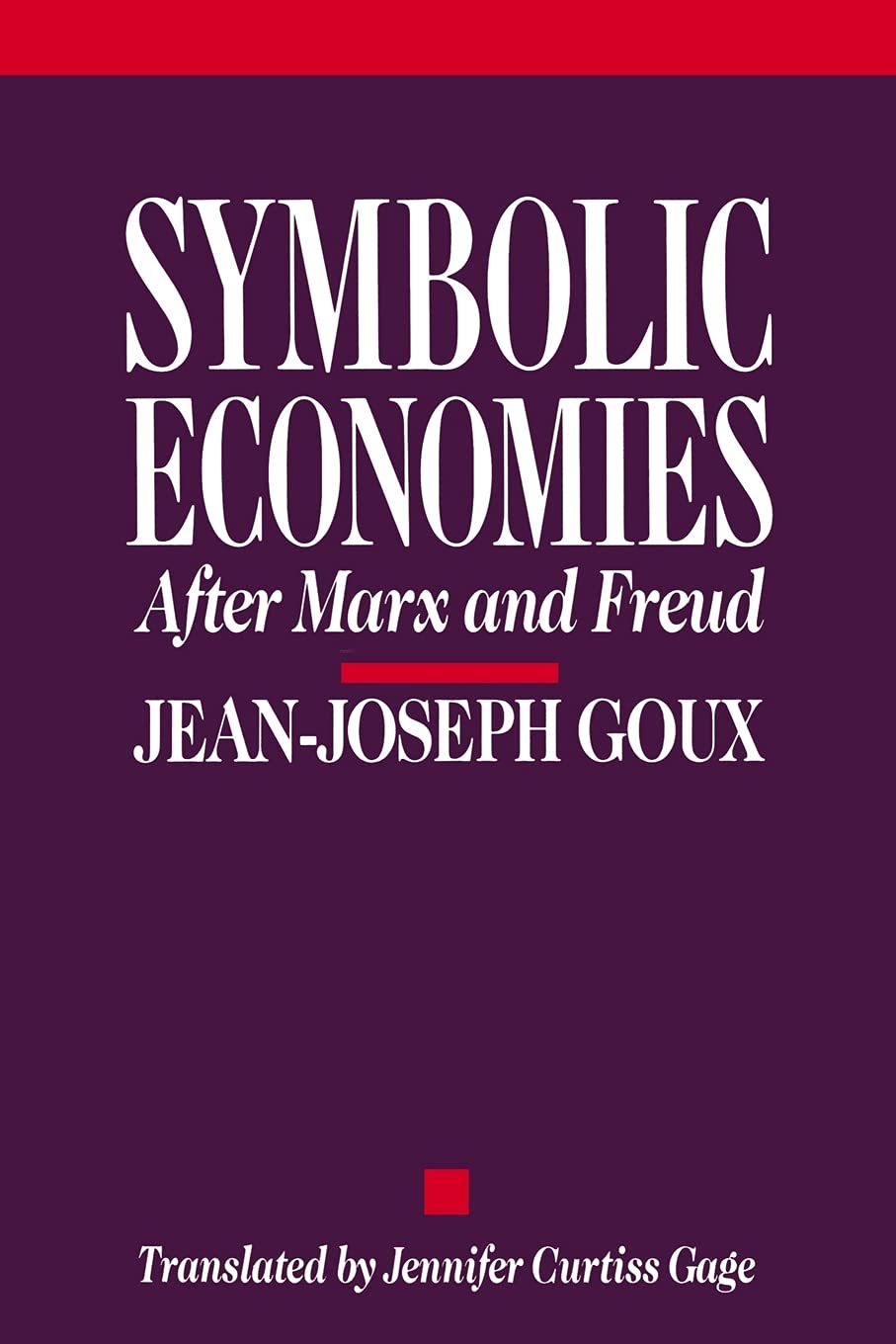 Symbolic Economies: After Marx and Freud (Cornell Paperbacks),Used