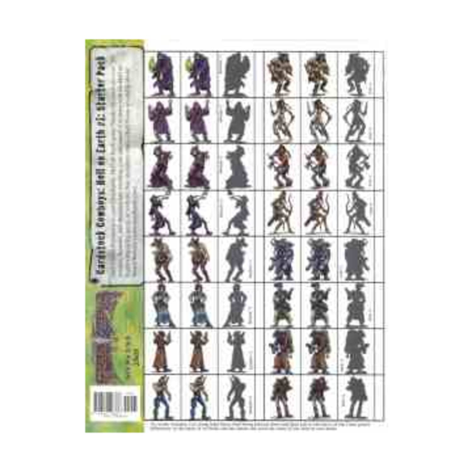 Cardstock Cowboys: Hell on Earth #1: Starter Pack (PEG2801),Used