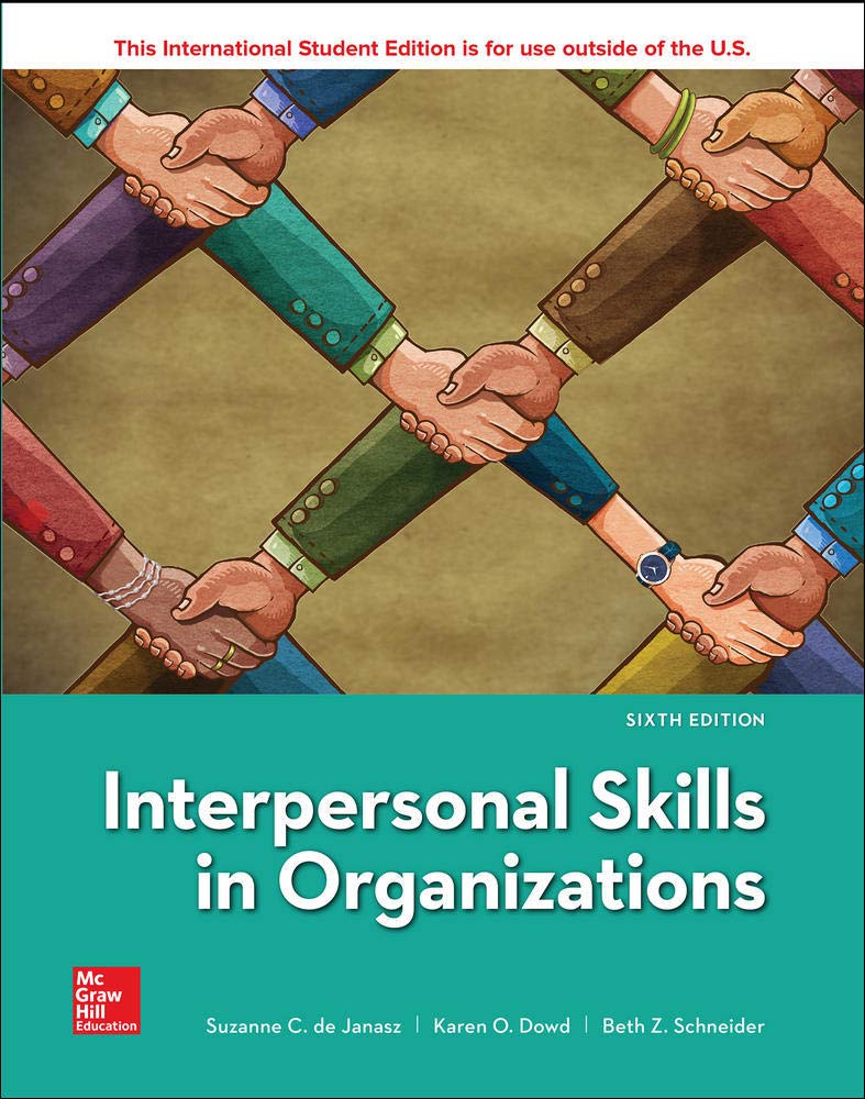 Interpersonal Skills in Organizations,Used