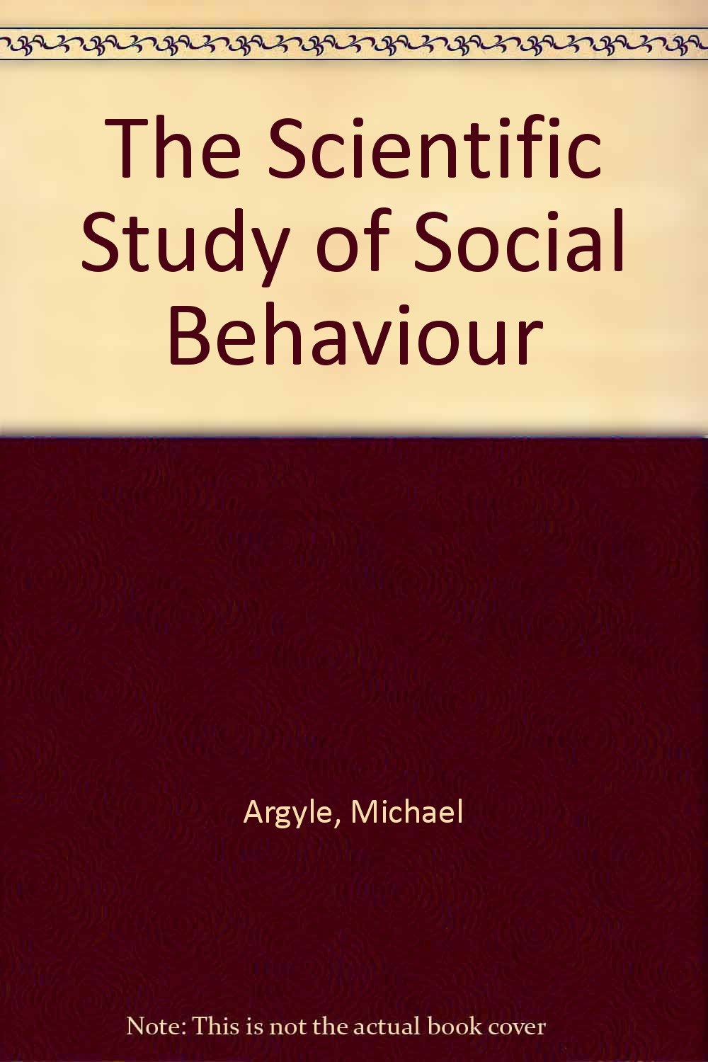 The Scientific Study of Social Behaviour.,Used
