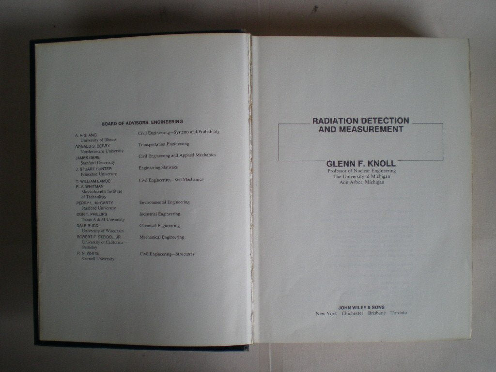 Radiation Detection And Measurement,New
