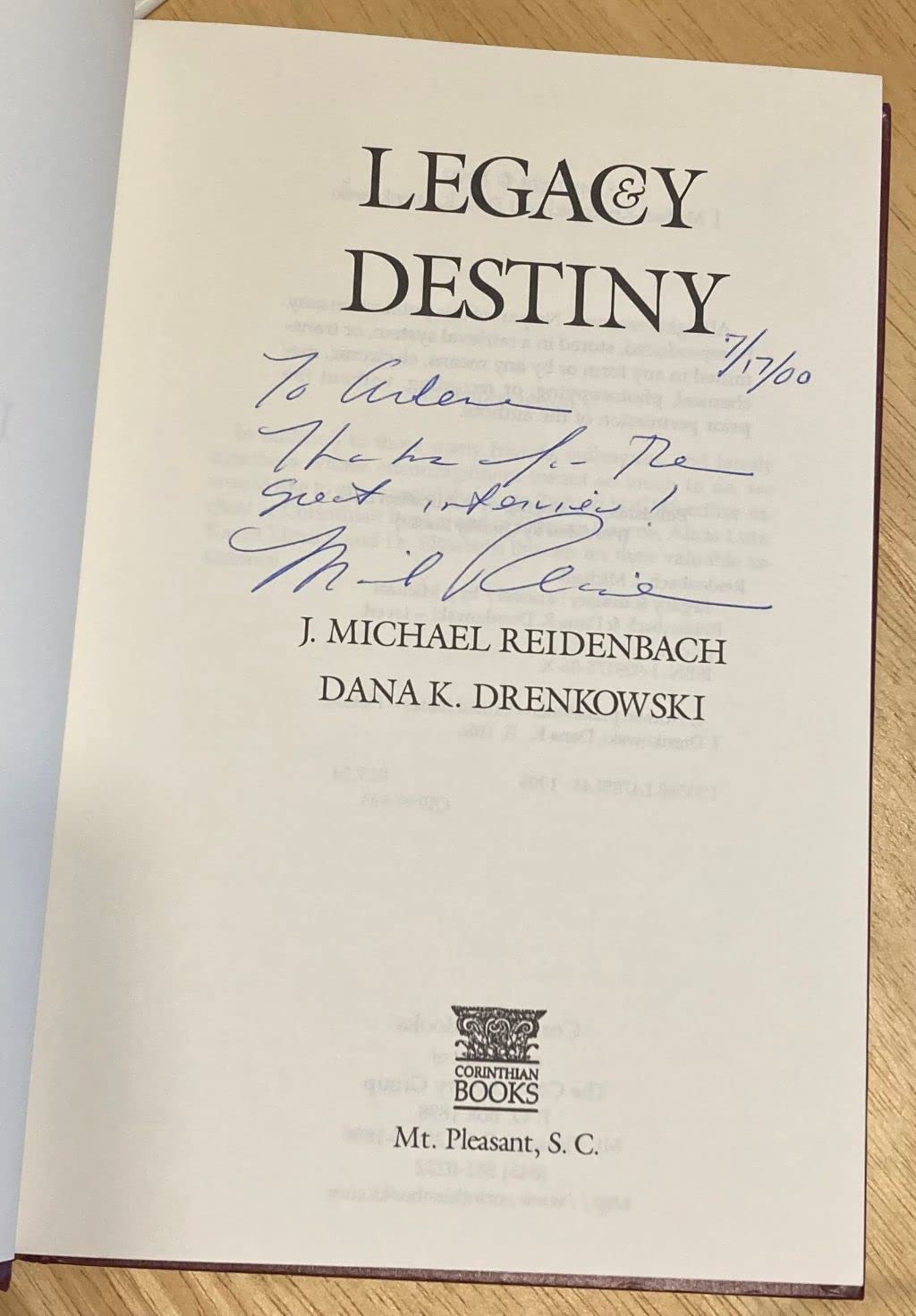 Legacy and Destiny,Used