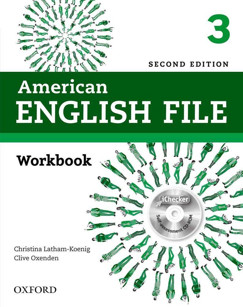 American English File Second Edition: Level 3 Workbook: With iChecker,Used