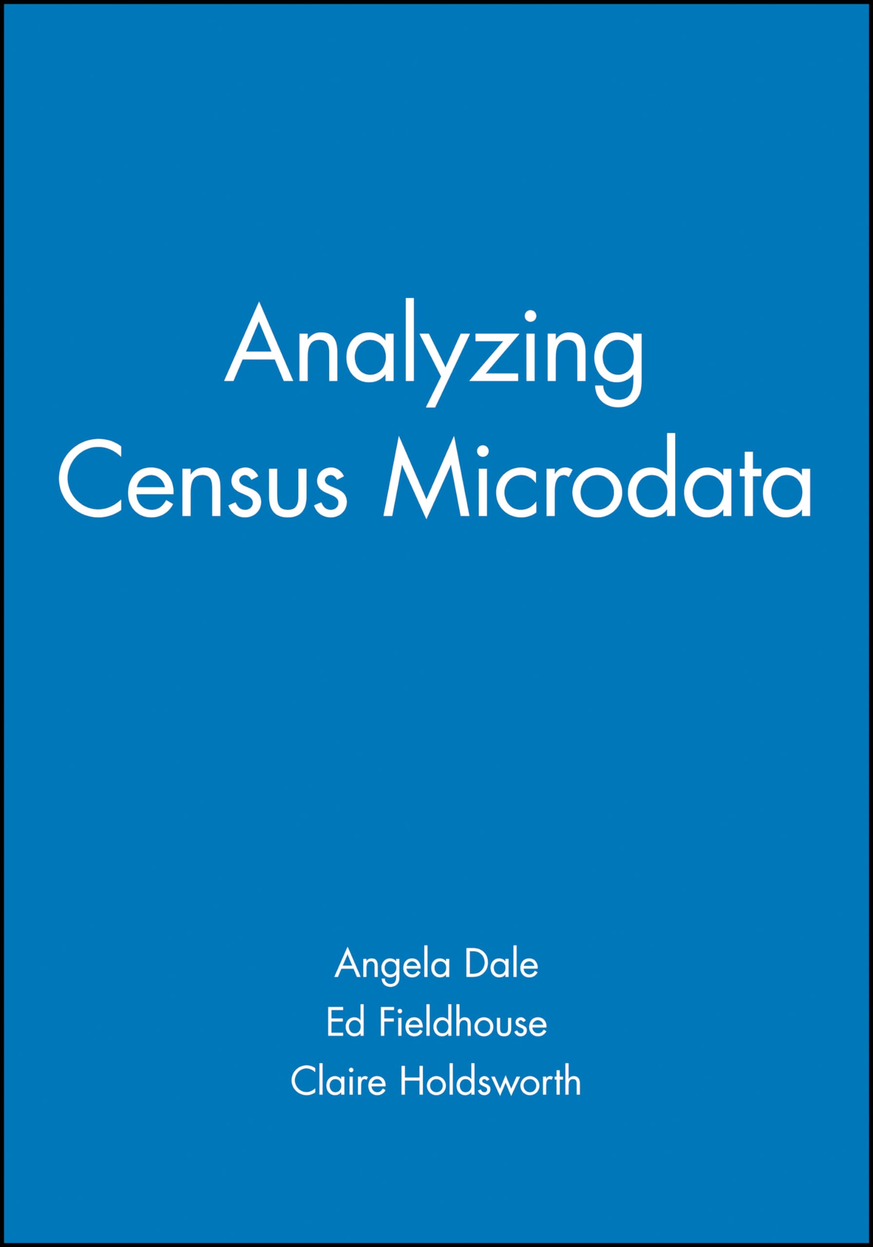 Analyzing Census Microdata
