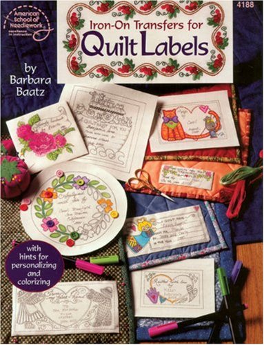IronOn Transfers for Quilt Labels,Used