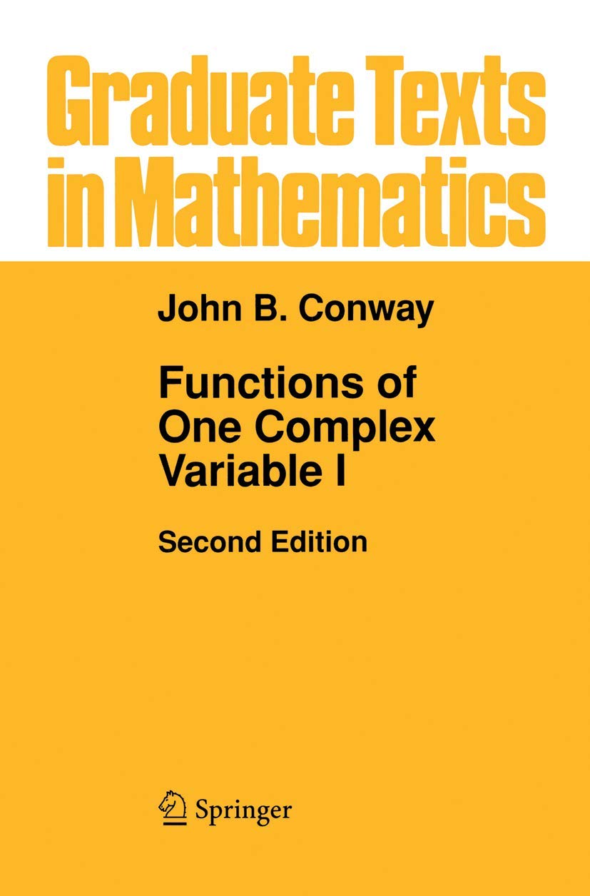 Functions of One Complex Variable (Graduate Texts in Mathematics Vol 11),Used