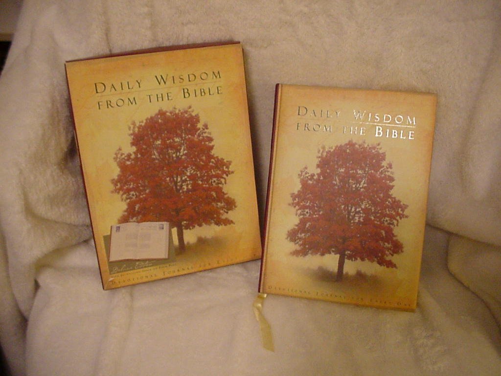 Daily Wisdom from the Bible Devotional Journal,Used