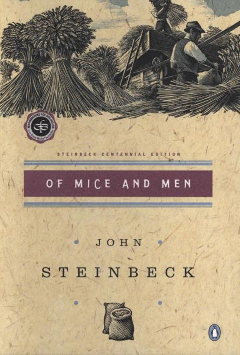 Of Mice And Men (Steinbeck Centennial Edition),New