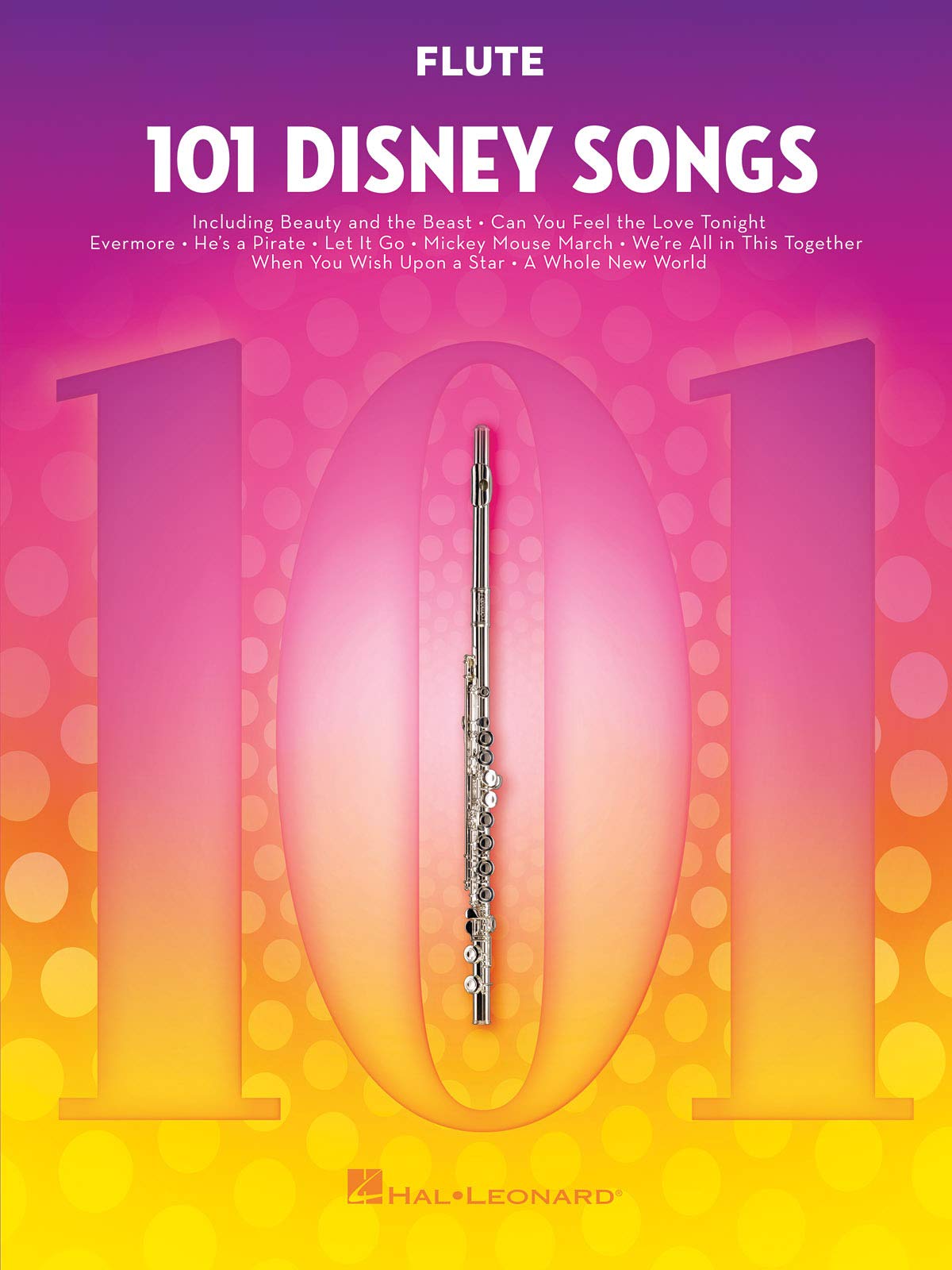 101 Disney Songs for Flute Flute Music Book with Famous Pieces from Movies and Plays Flute Sheet Music Book for Beginner and,New