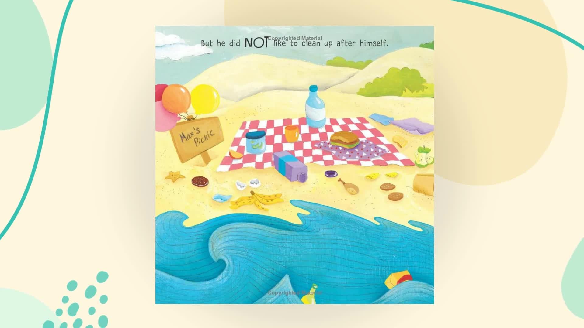 I Can Save the Ocean!: The Little Green Monster Cleans Up the Beach (Little Green Books),Used