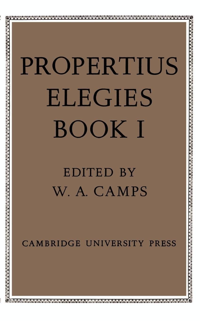 Propertius: Elegies: Book 1,Used