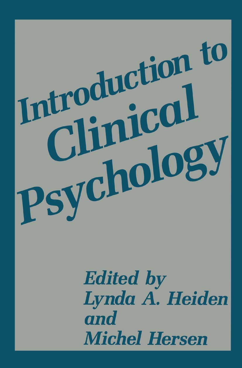 Introduction to Clinical Psychology,New