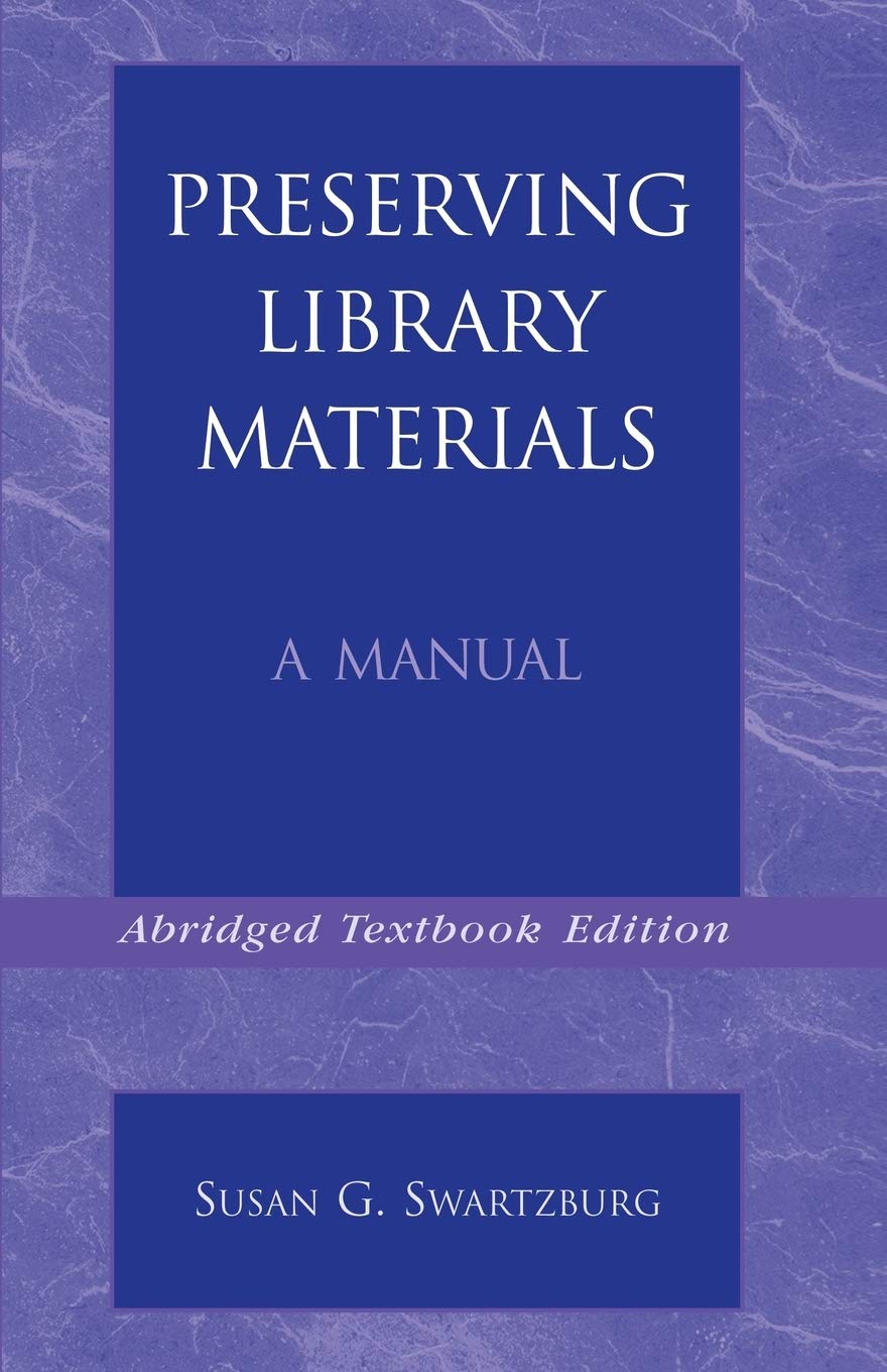 Preserving Library Materials,Used