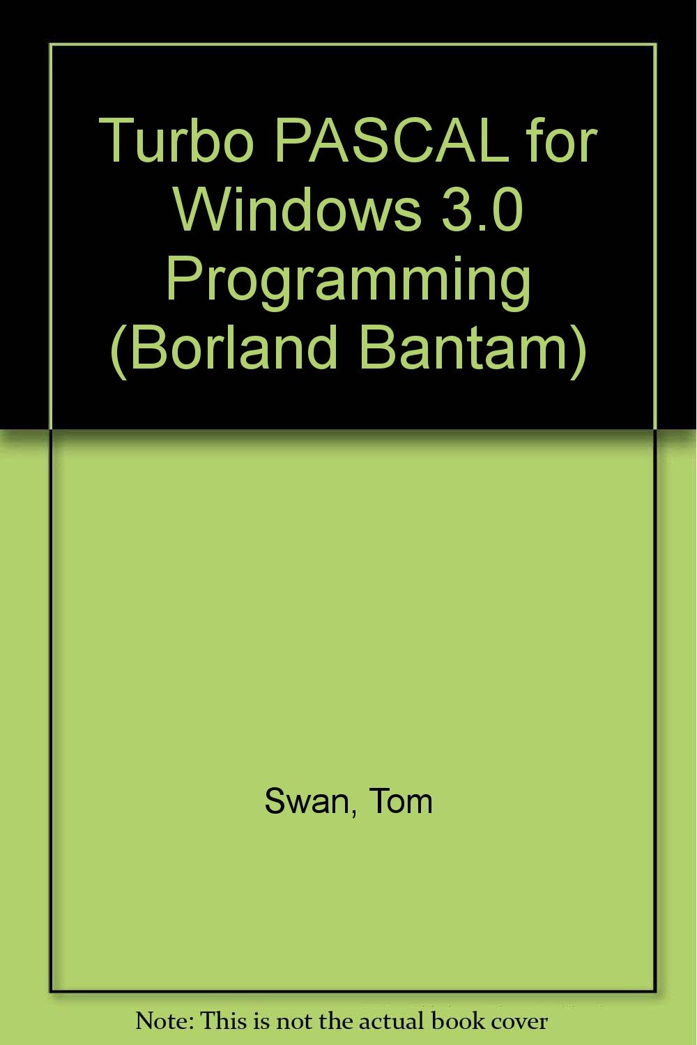 TURBO PASCAL FOR WINDOWS 3.0 P,Used