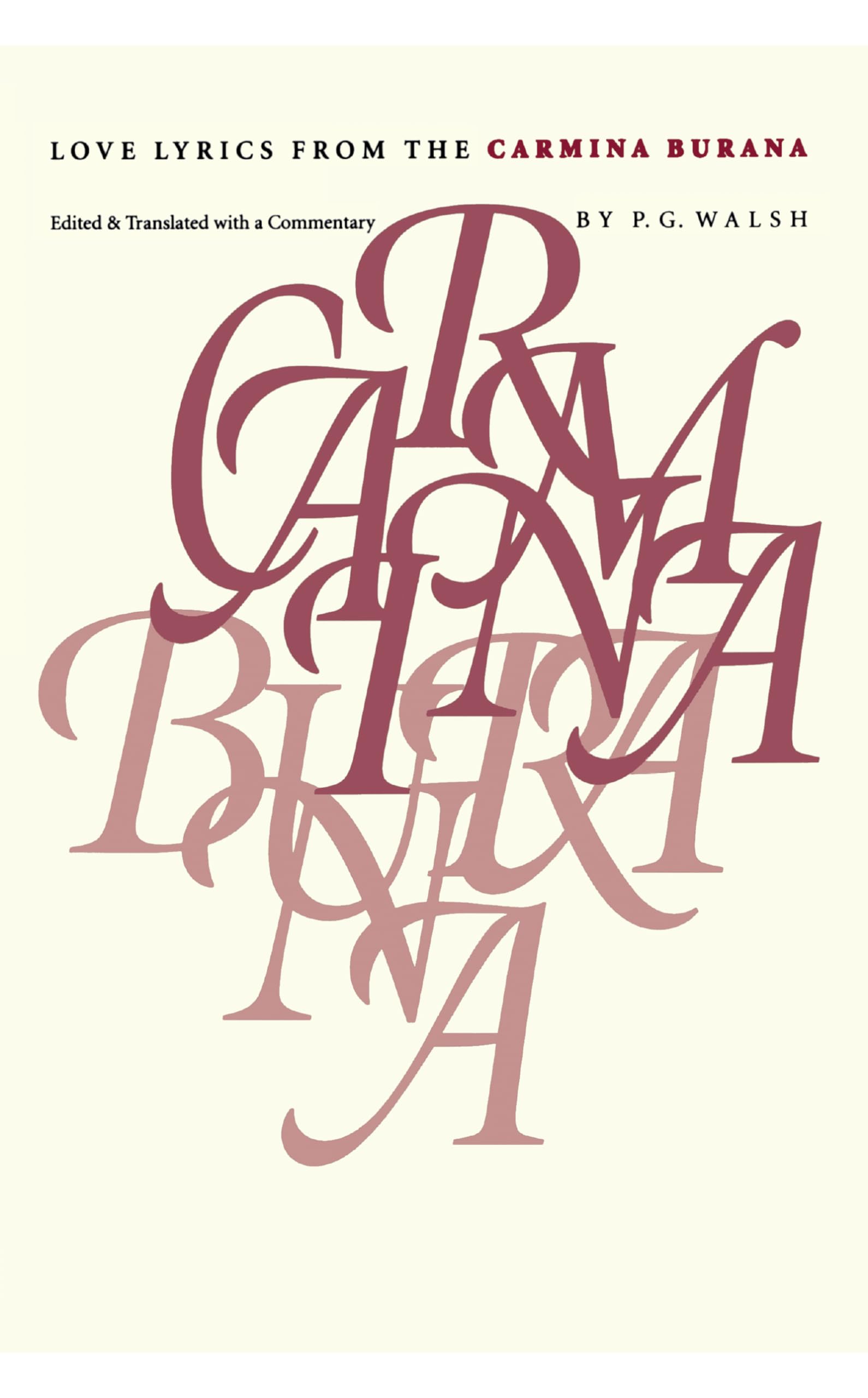 Love Lyrics From The Carmina Burana,Used