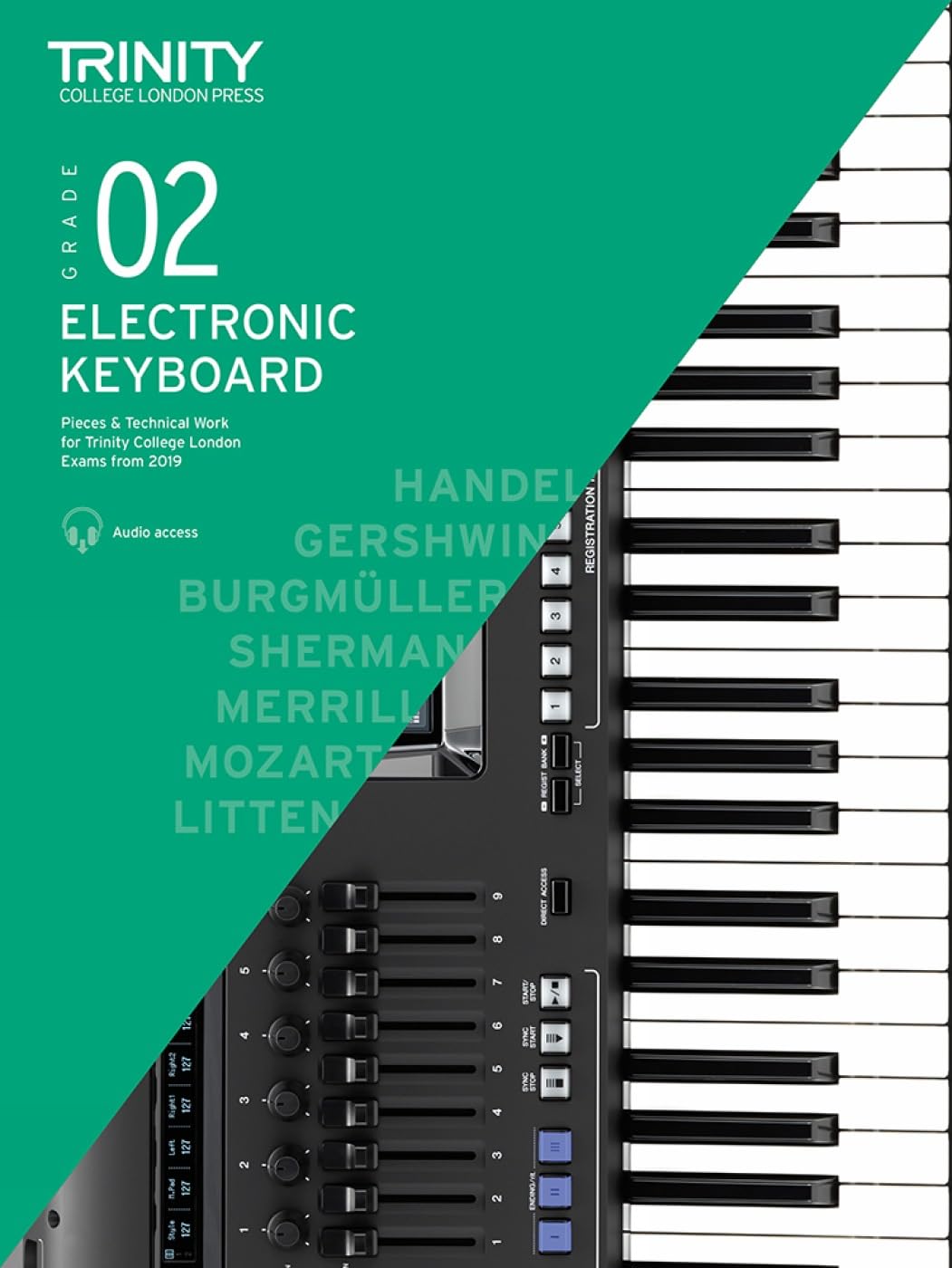 Trinity College London Electronic Keyboard Exam Pieces & Technical Work 20192022: Grade 2,Used