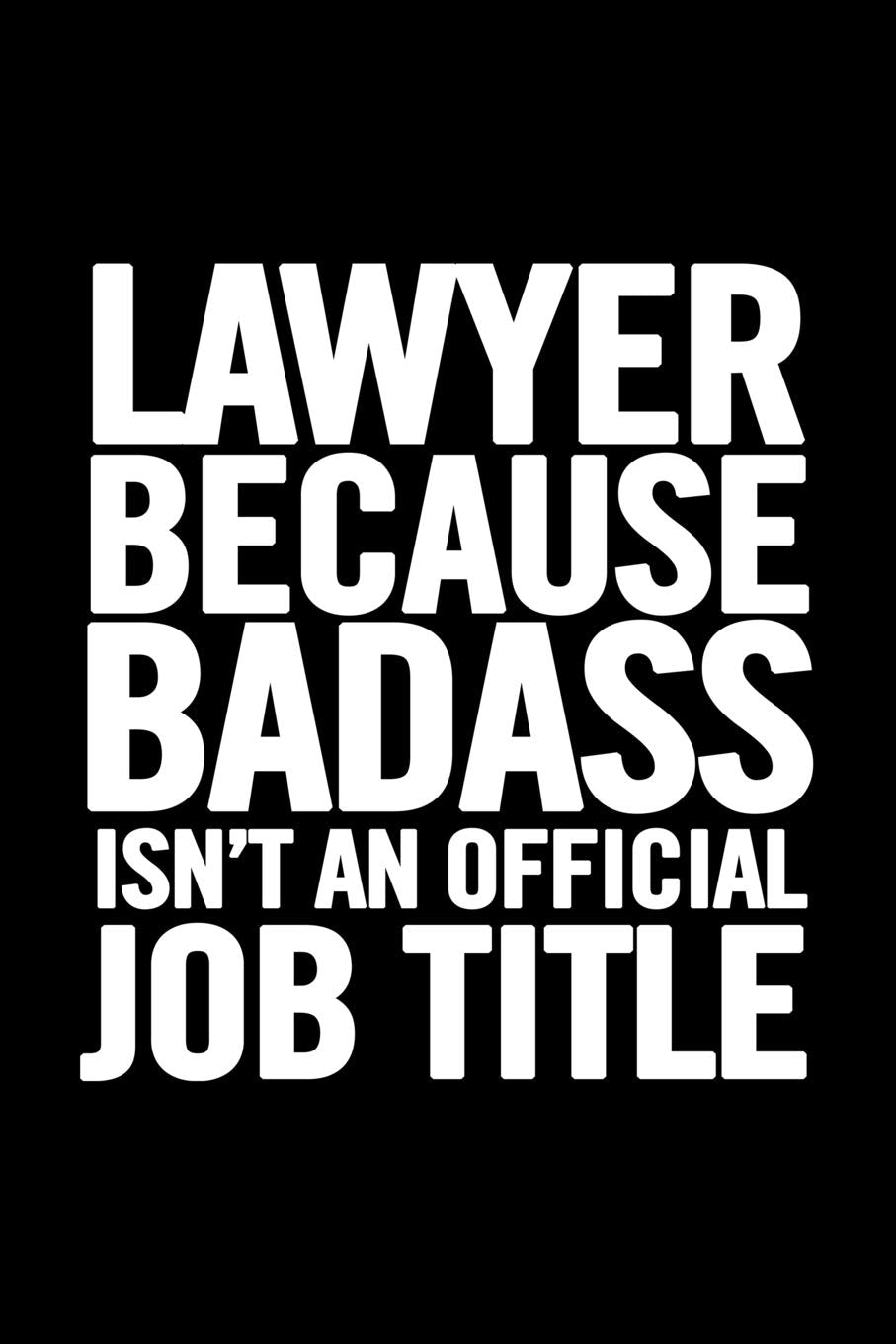 Lawyer Gift: 6x9 Notebook, Ruled, 100 pages, funny appreciation gag gift for men/women, for office, unique diary for her/him, pe,Used