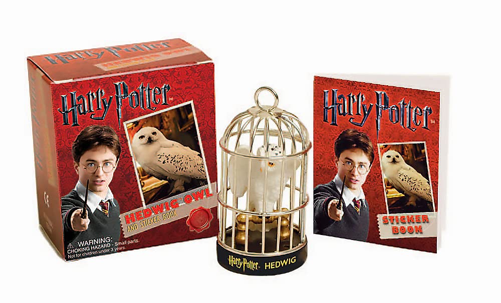 Harry Potter Hedwig Owl Kit and Sticker Book (RP Minis),Used