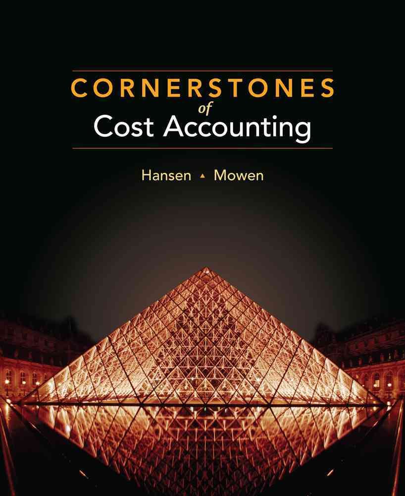 Cornerstones Of Cost Accounting (Available Titles Cengagenow),Used