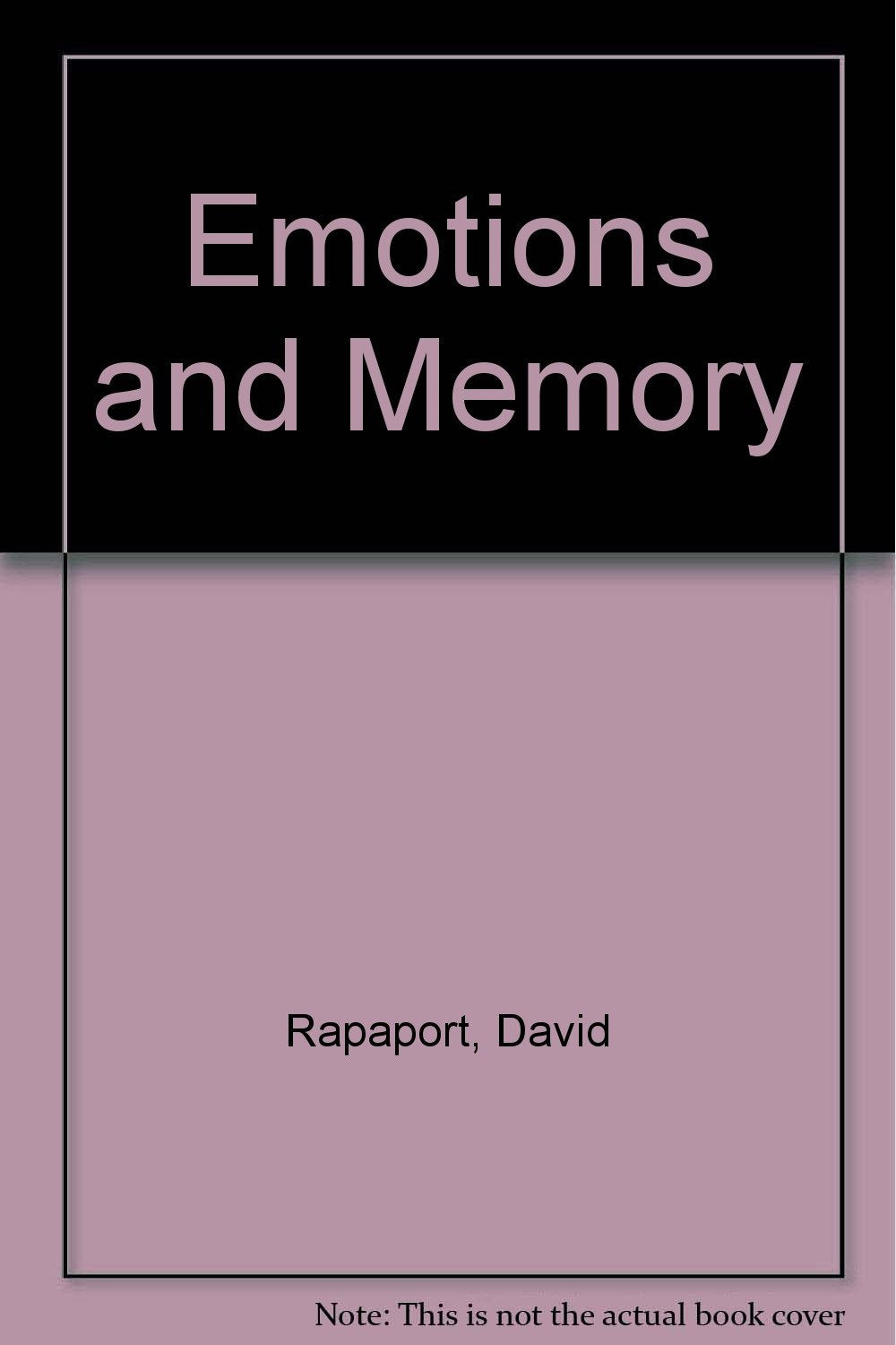 Emotions and Memory,Used