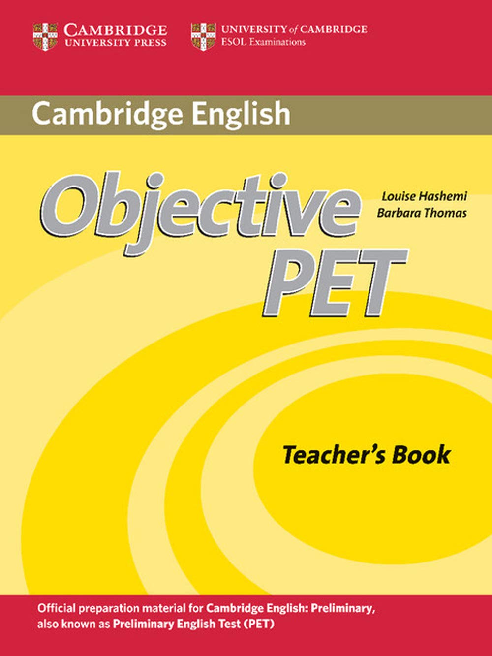 Objective PET Teacher's Book,Used