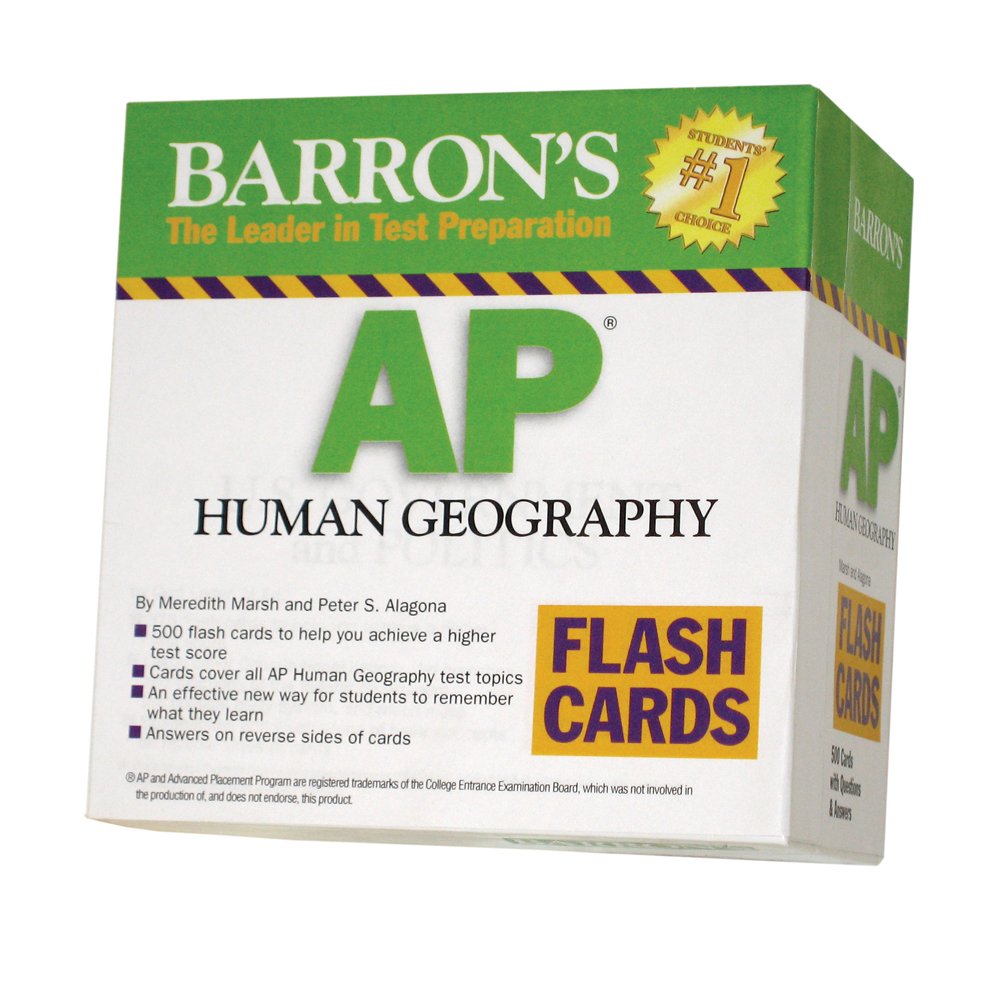 Barron's AP Human Geography (Barron's: the Leader in Test Preparation),New