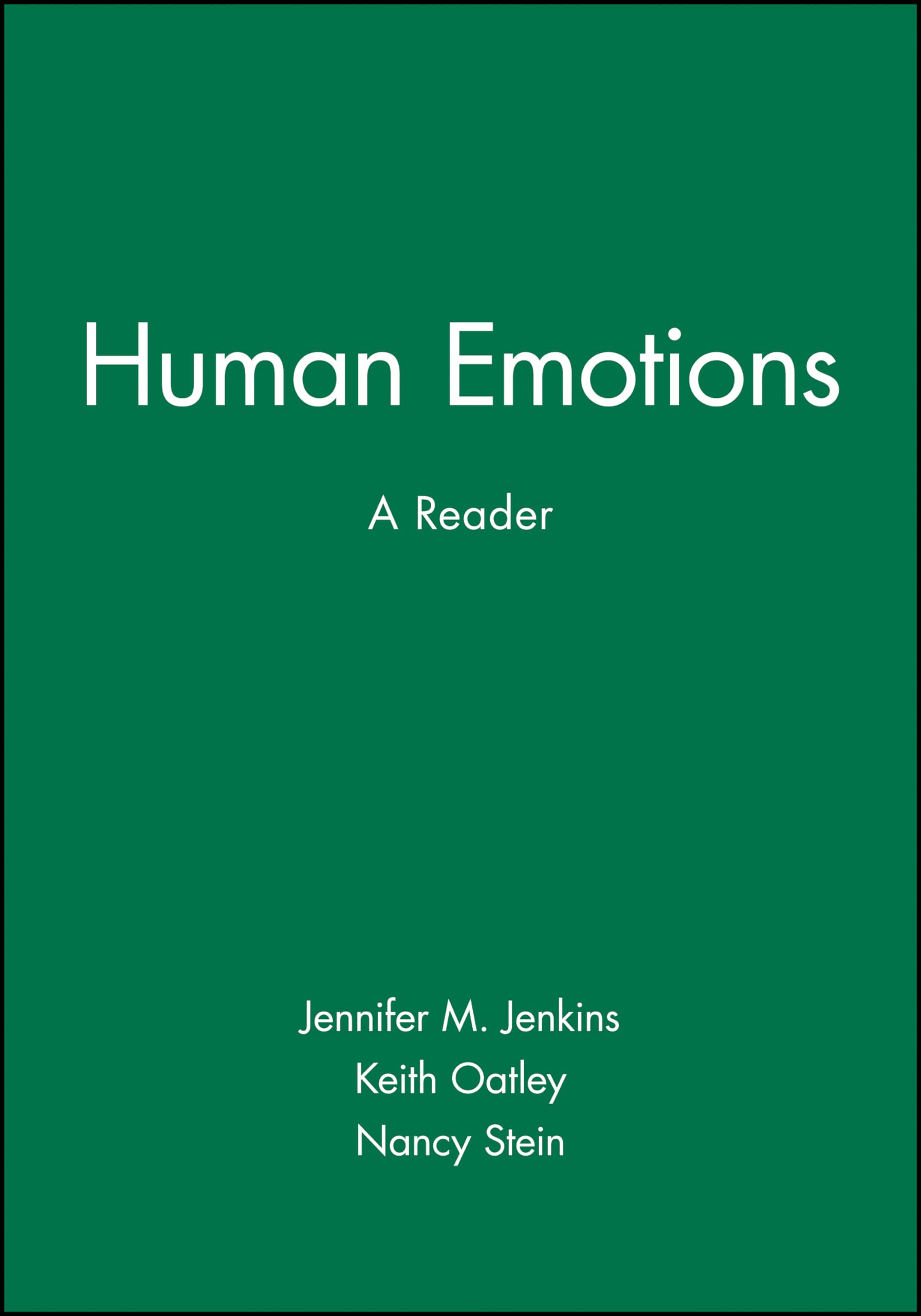 Human Emotions: A Reader,Used