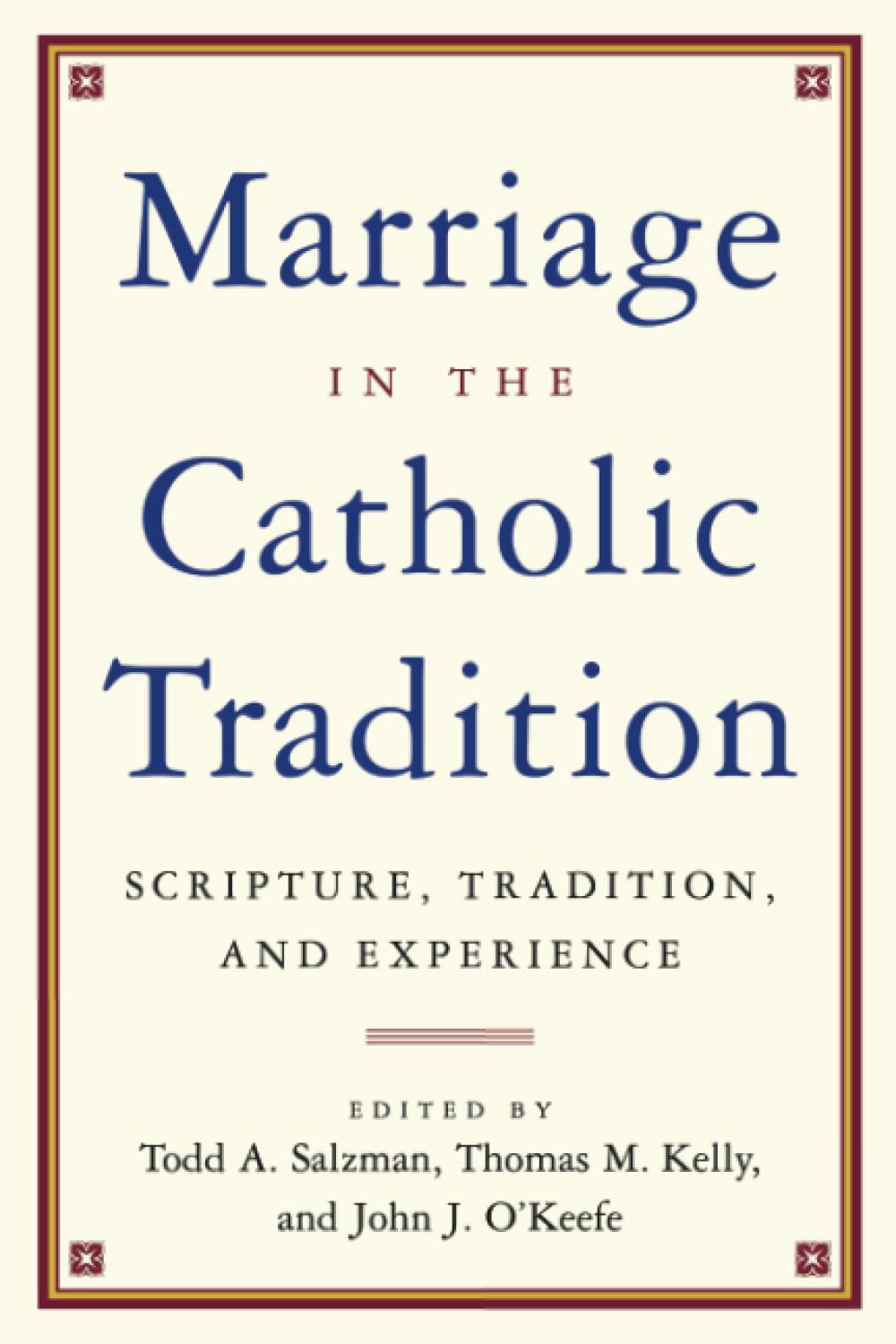 Marriage in the Catholic Tradition,Used