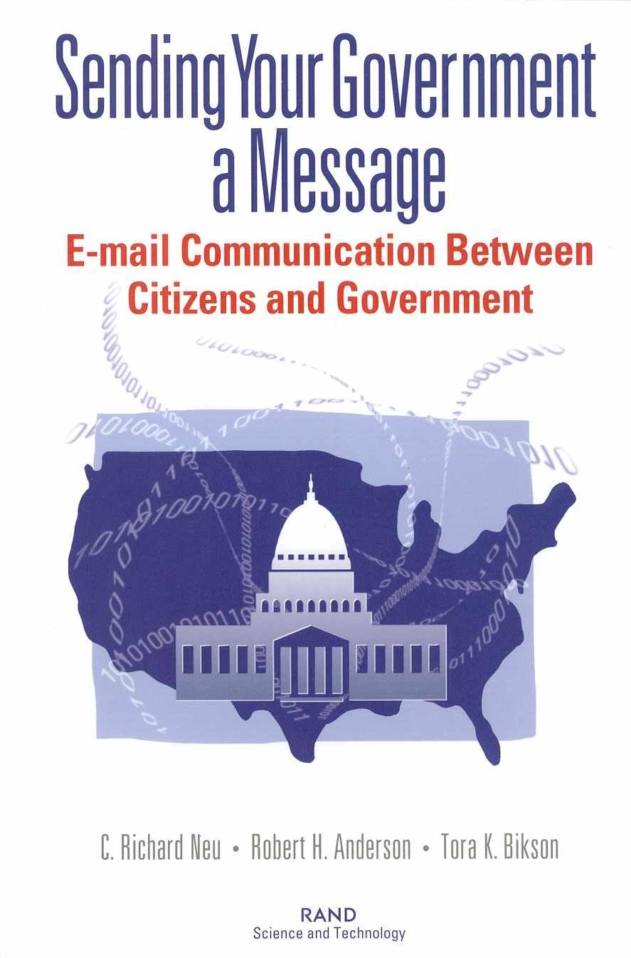 Sending Your Government A Message: Email Communications Between Citizens And Governments,New