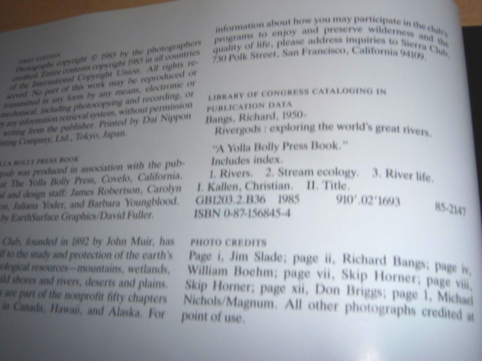 Rivergods: Exploring the World's Great Wild Rivers,Used