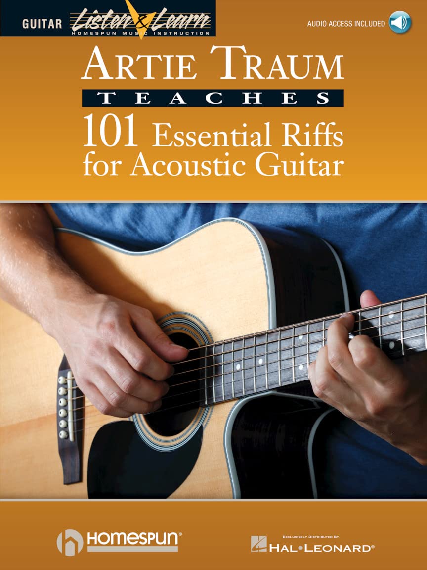 101 Essential Riffs for Acoustic Guitar Book/Online Audio (Listen & Learn),Used